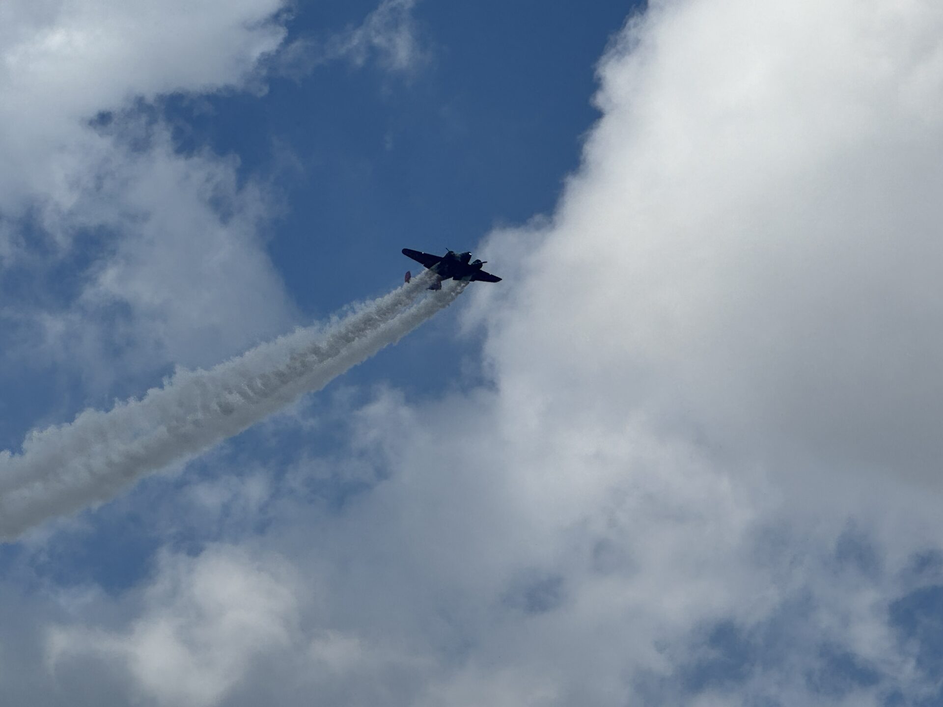 Aircraft in the sky over Vero Beach, Florida